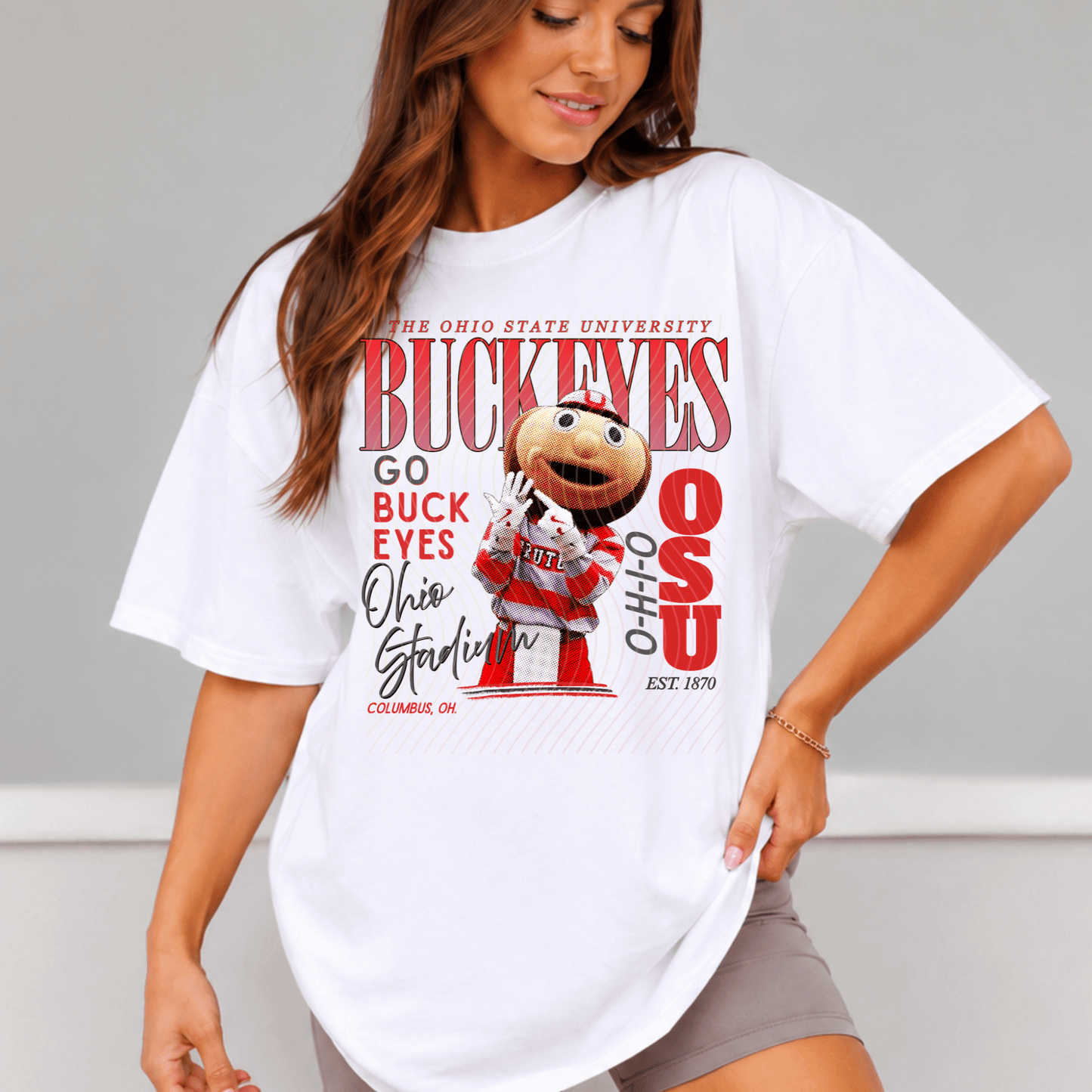 Buckeyes Comfort Colors Shirt, Trendy Bucs College Football Tee - EMORY PAGE