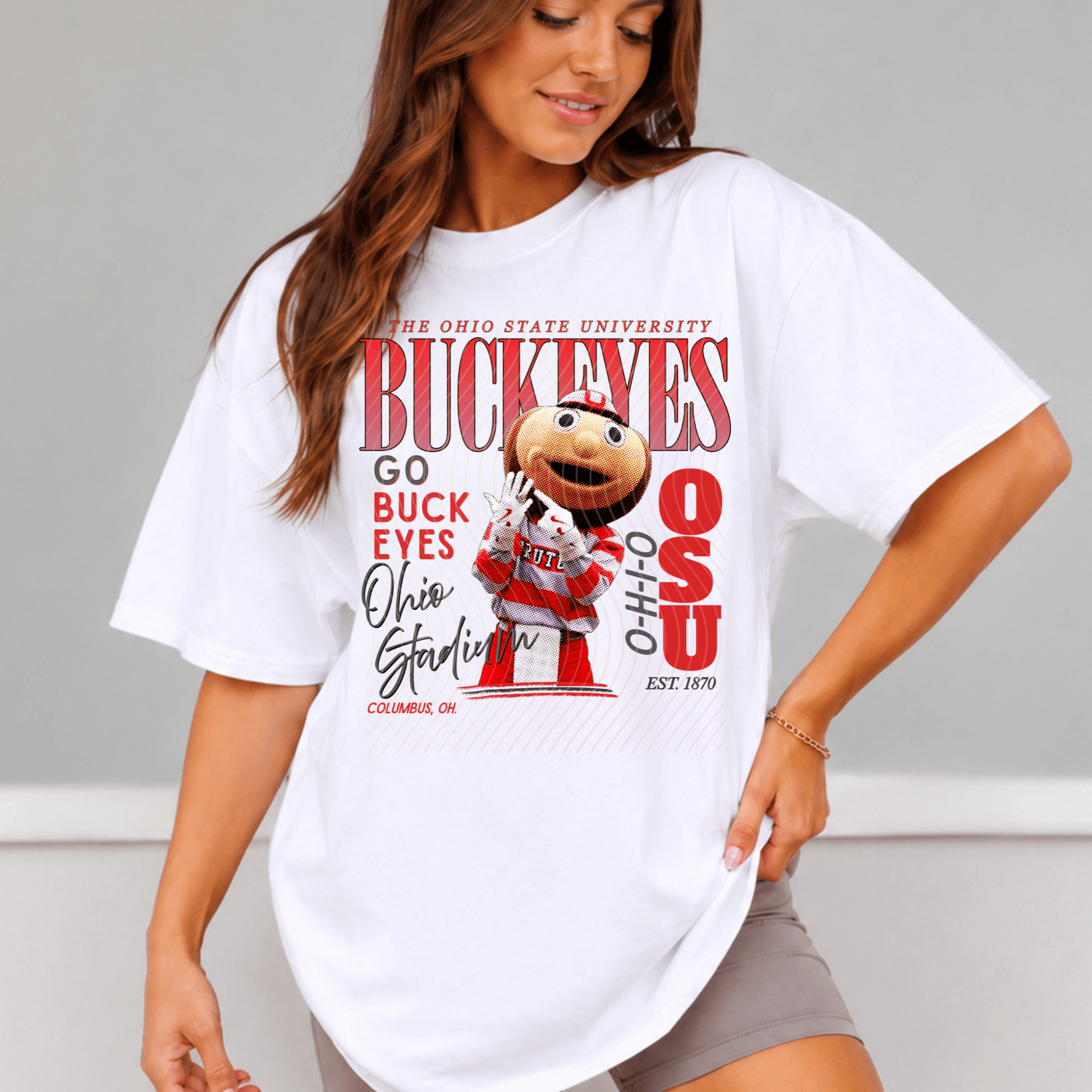 Buckeyes Comfort Colors Shirt, Trendy Bucs College Football Tee - EMORY PAGE