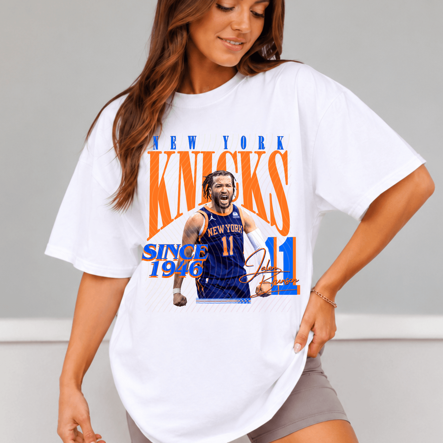Knicks Comfort Colors Shirt, Trendy Basketball Y2K Tee - EMORY PAGE