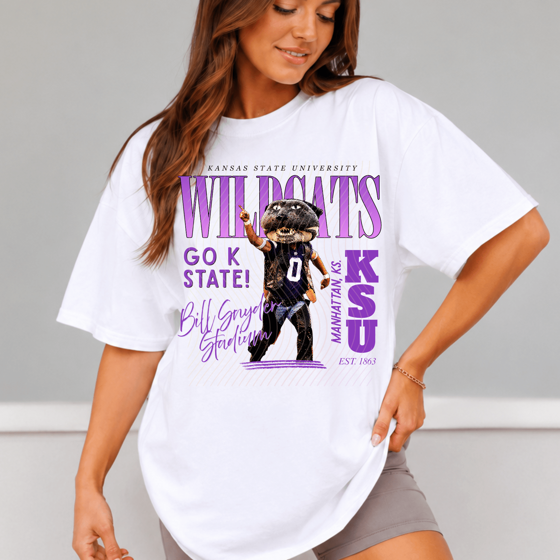 Wildcats Comfort Colors Shirt, Trendy Mascot College Football Tee - EMORY PAGE