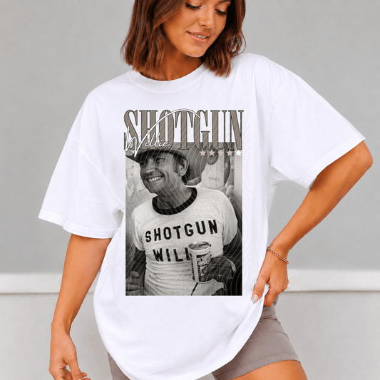 Shotgun Willie Comfort Colors Shirt, Trendy Country Concert Willie Musical Tee - EMORY PAGE