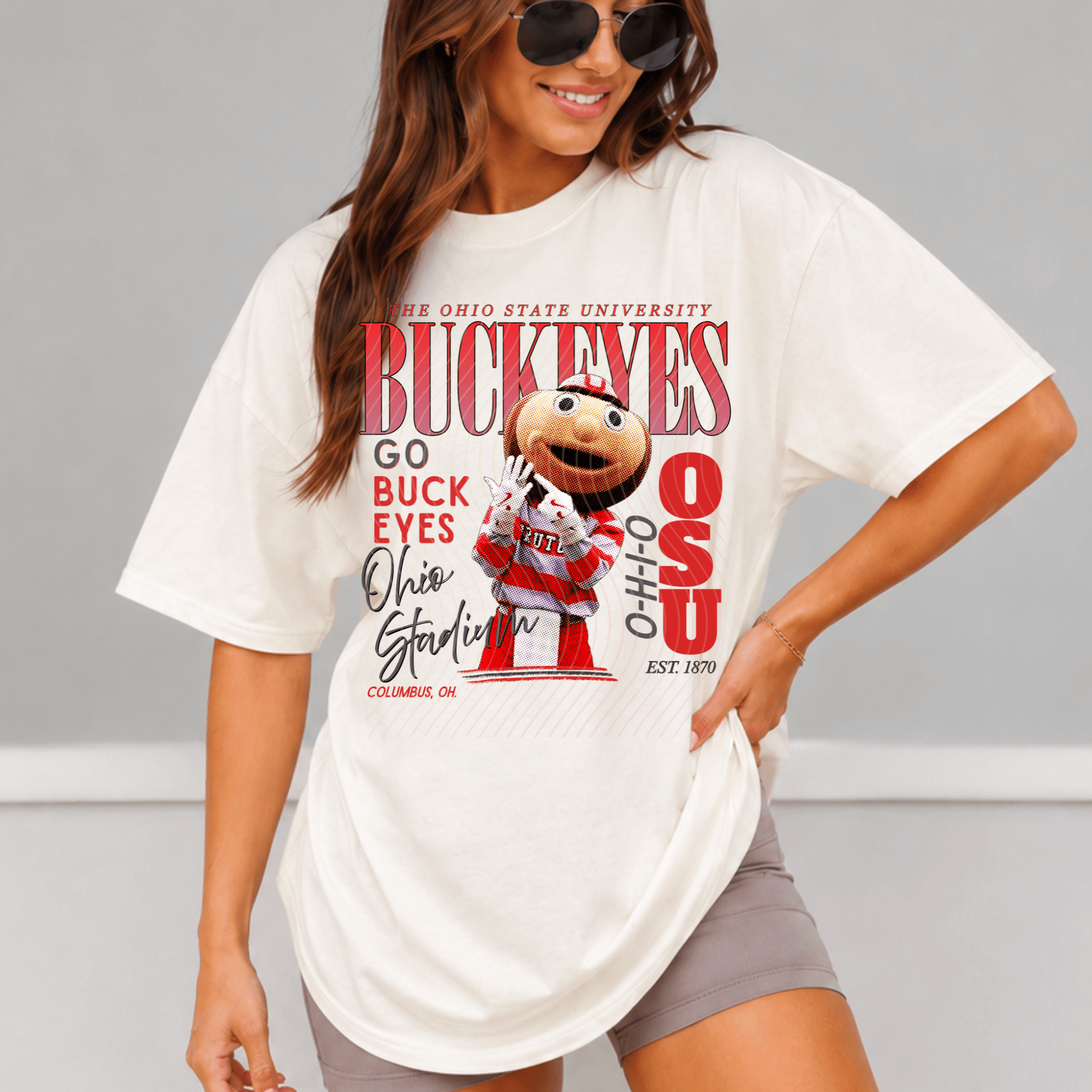 Buckeyes Comfort Colors Shirt, Trendy Bucs College Football Tee - EMORY PAGE