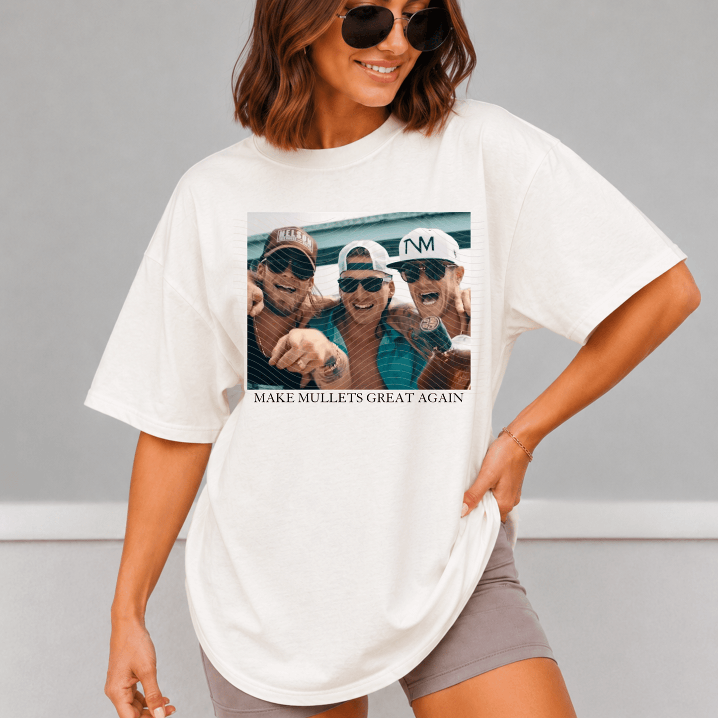 Make Mullets Great Again Comfort Colors Shirt, Trendy Country Concert Musical Tee - EMORY PAGE