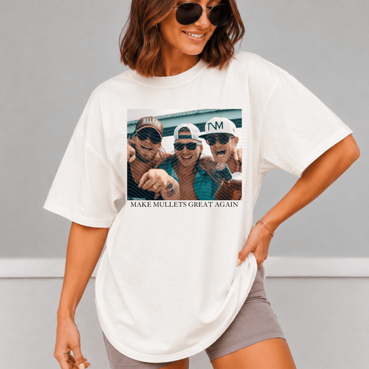 Make Mullets Great Again Comfort Colors Shirt, Trendy Country Concert Musical Tee - EMORY PAGE