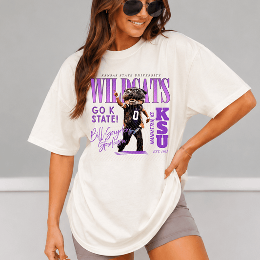 Wildcats Comfort Colors Shirt, Trendy Mascot College Football Tee - EMORY PAGE