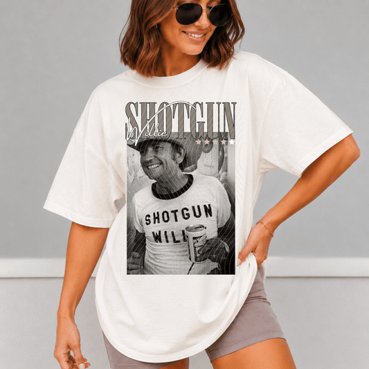 Shotgun Willie Comfort Colors Shirt, Trendy Country Concert Willie Musical Tee - EMORY PAGE