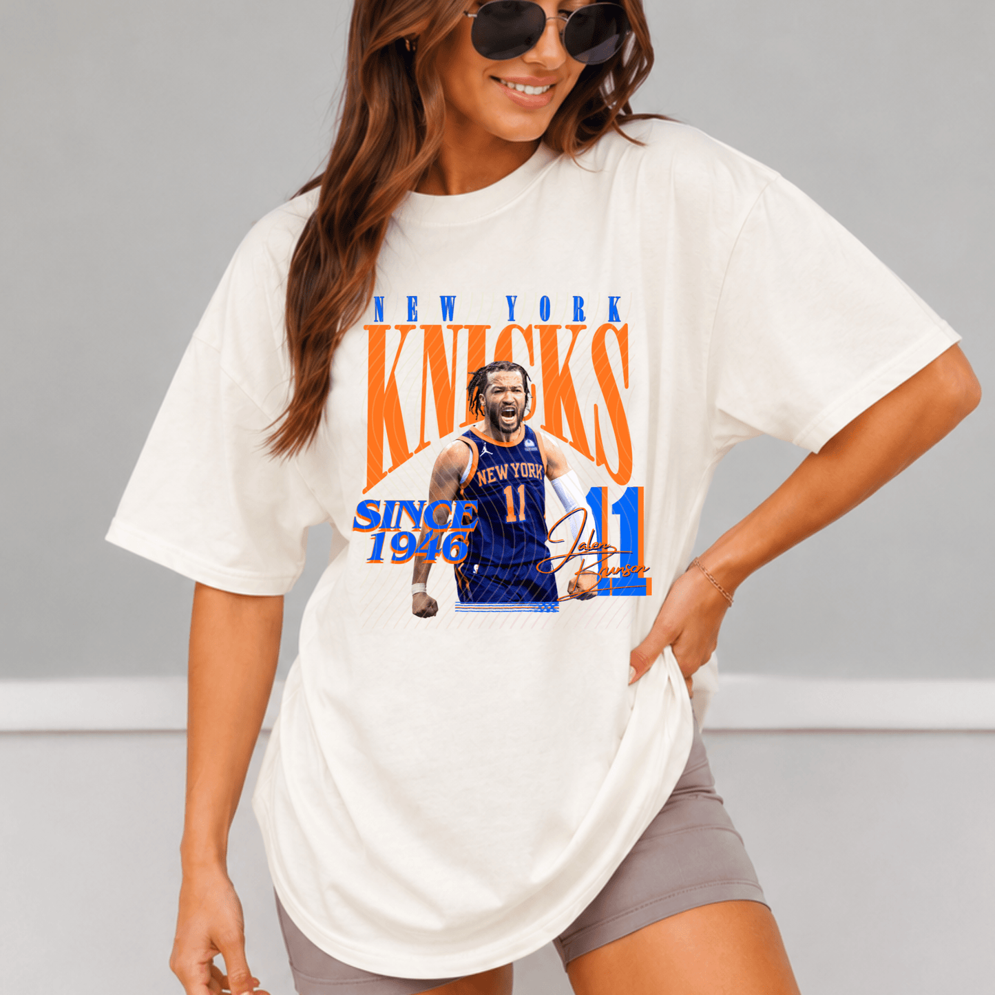 Knicks Comfort Colors Shirt, Trendy Basketball Y2K Tee - EMORY PAGE