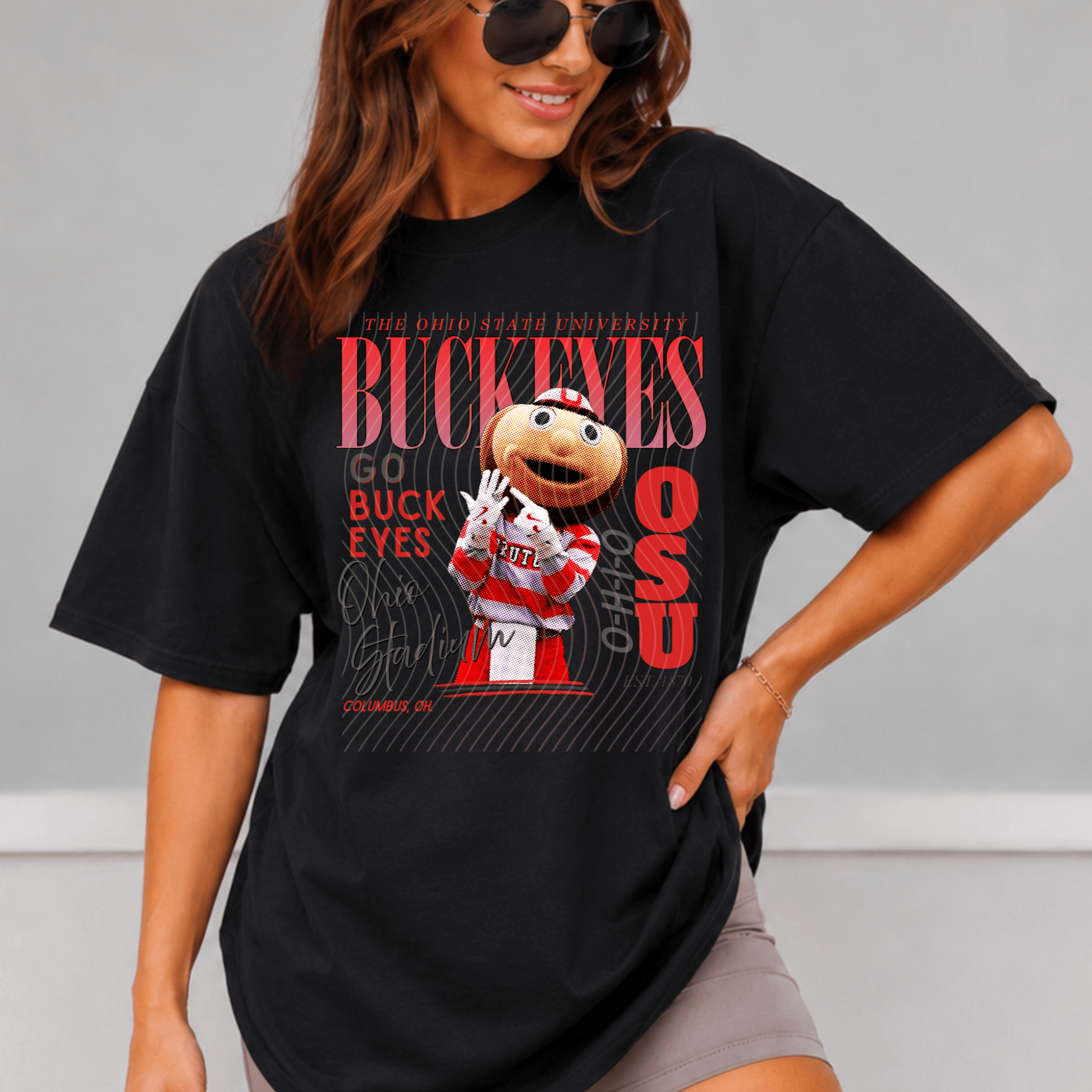 Buckeyes Comfort Colors Shirt, Trendy Bucs College Football Tee - EMORY PAGE
