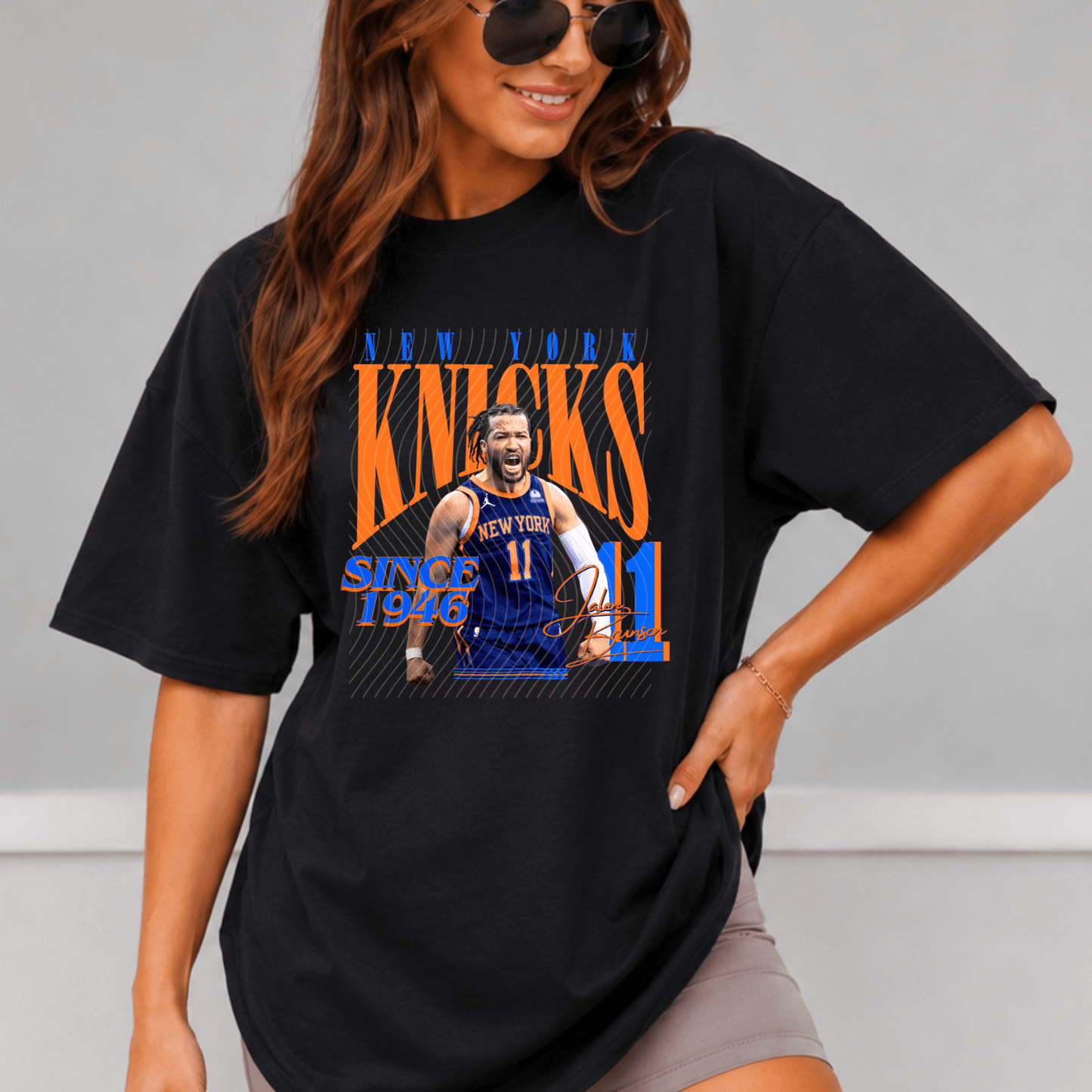 Knicks Comfort Colors Shirt, Trendy Basketball Y2K Tee - EMORY PAGE
