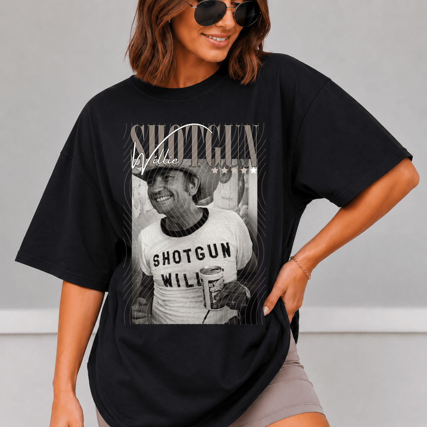 Shotgun Willie Comfort Colors Shirt, Trendy Country Concert Willie Musical Tee - EMORY PAGE