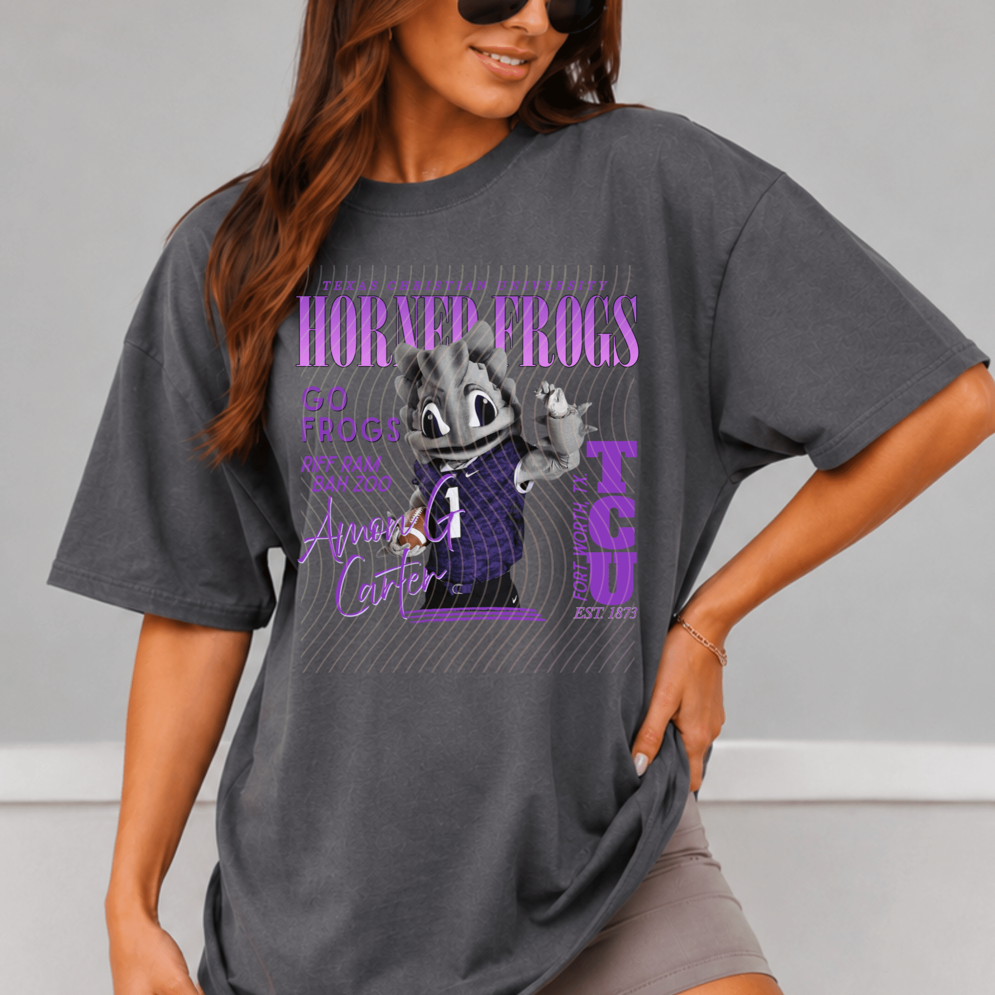 Frogs Comfort Colors Shirt, Trendy Mascot College Football Tee - EMORY PAGE