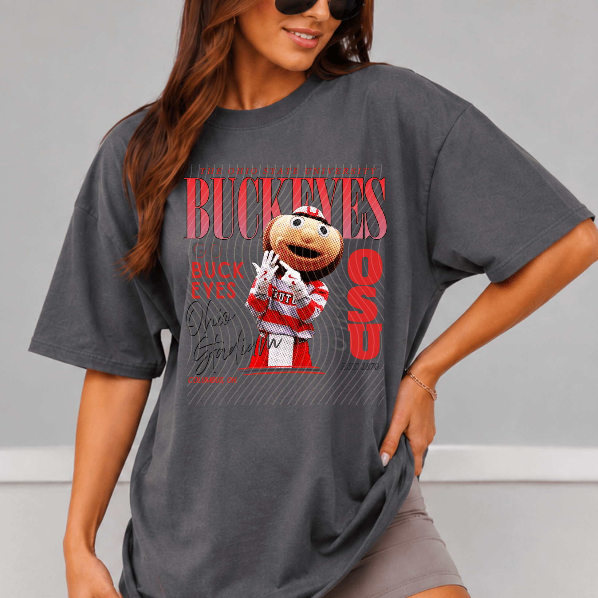 Buckeyes Comfort Colors Shirt, Trendy Bucs College Football Tee - EMORY PAGE
