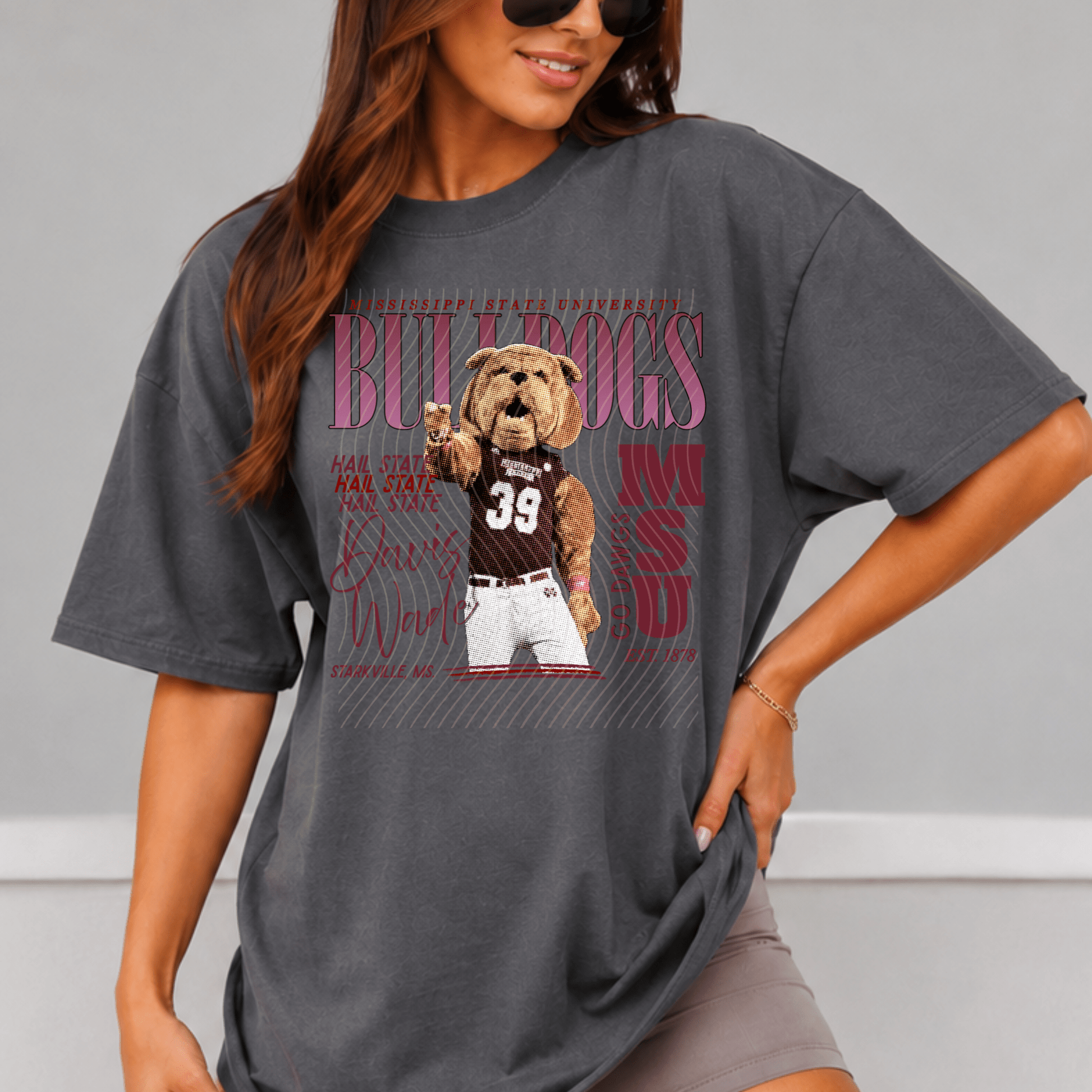 Bulldogs Comfort Colors Shirt, Trendy Dawgs College Football Tee - EMORY PAGE