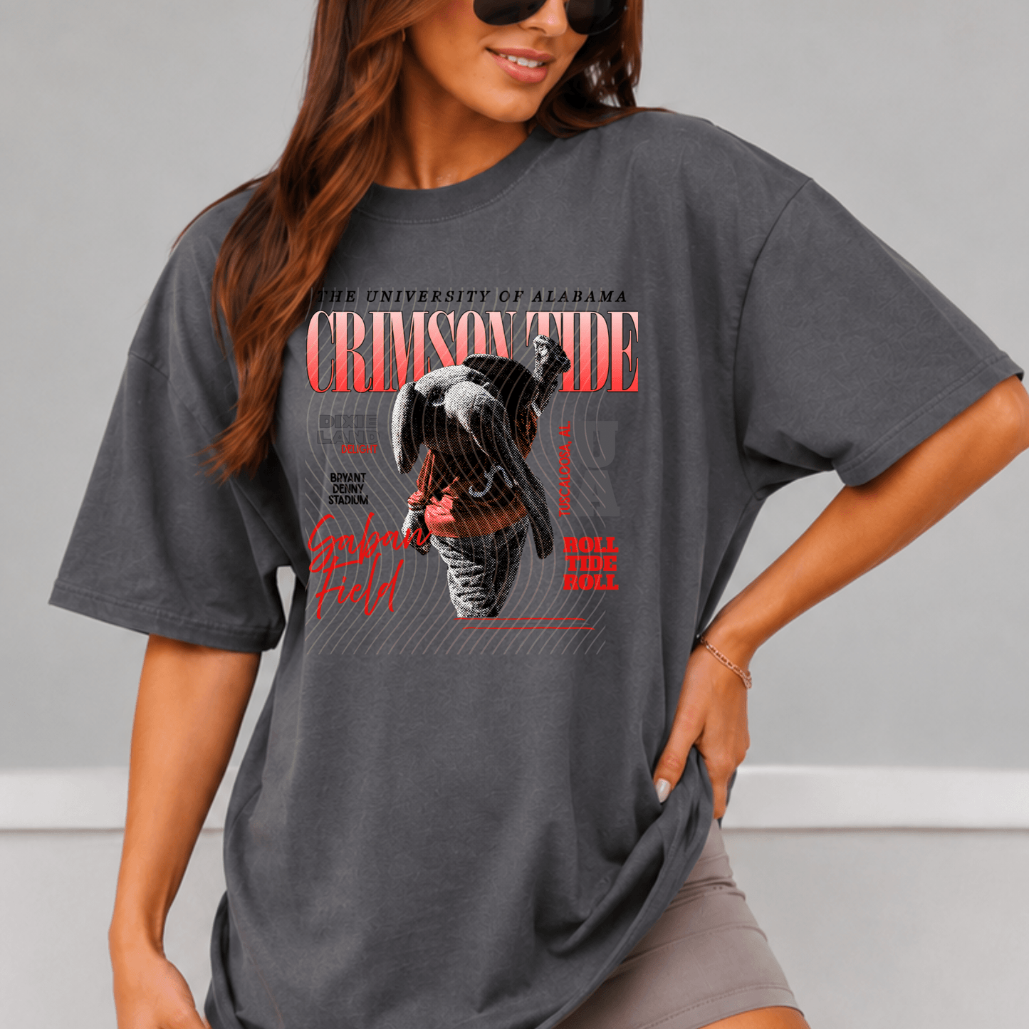 Tide Comfort Colors Shirt, Trendy Mascot Football Tee - EMORY PAGE