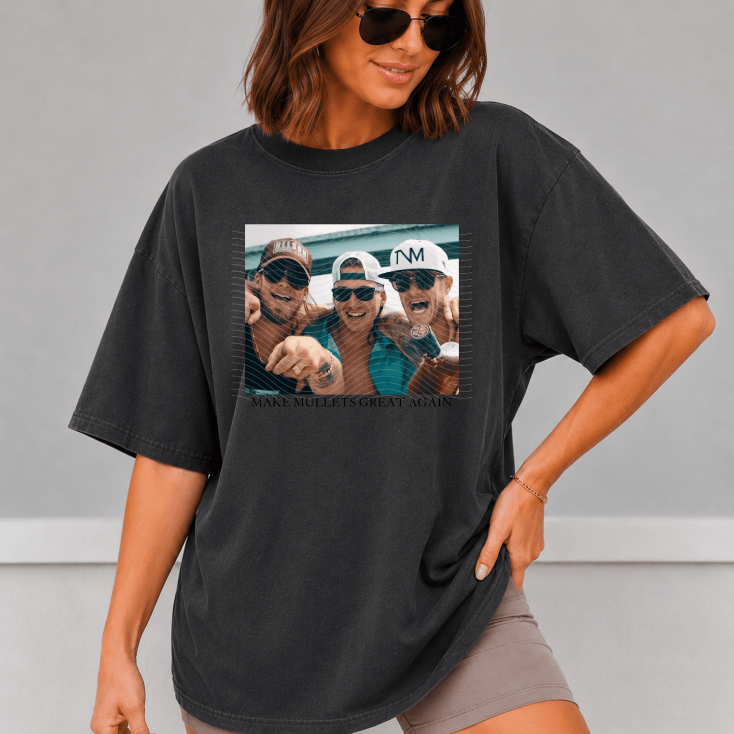 Make Mullets Great Again Comfort Colors Shirt, Trendy Country Concert Musical Tee - EMORY PAGE